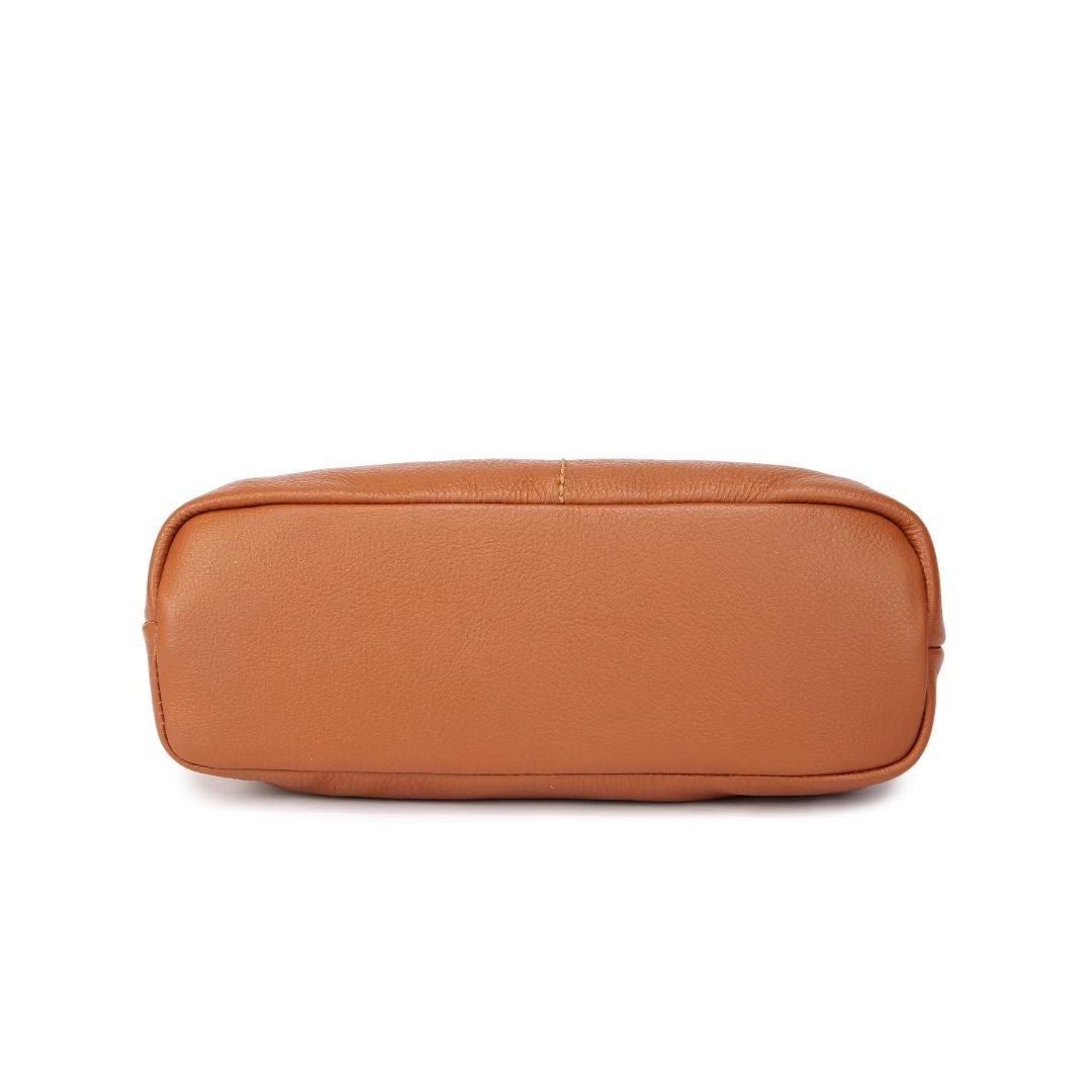 Sophia Top-grained Cowhide Leather Shoulder Bag