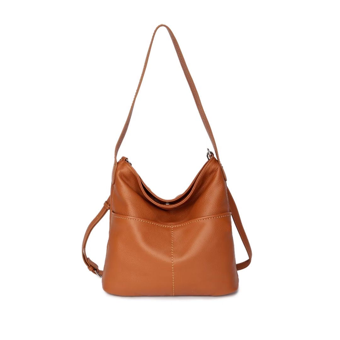 Sophia Top-grained Cowhide Leather Shoulder Bag