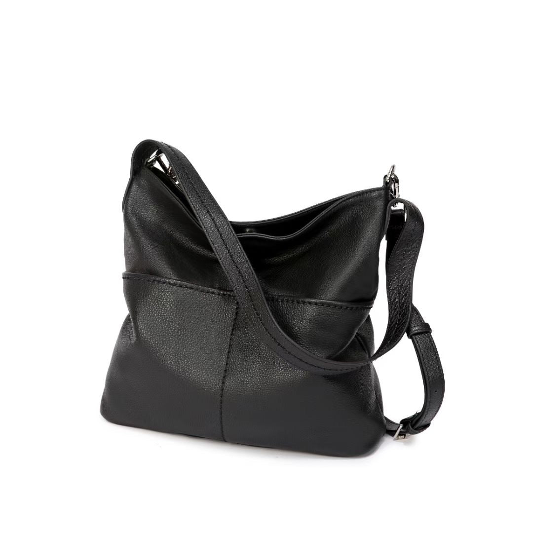 Sophia Top-grained Cowhide Leather Shoulder Bag