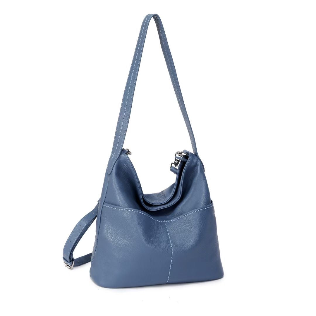 Sophia Top-grained Cowhide Leather Shoulder Bag