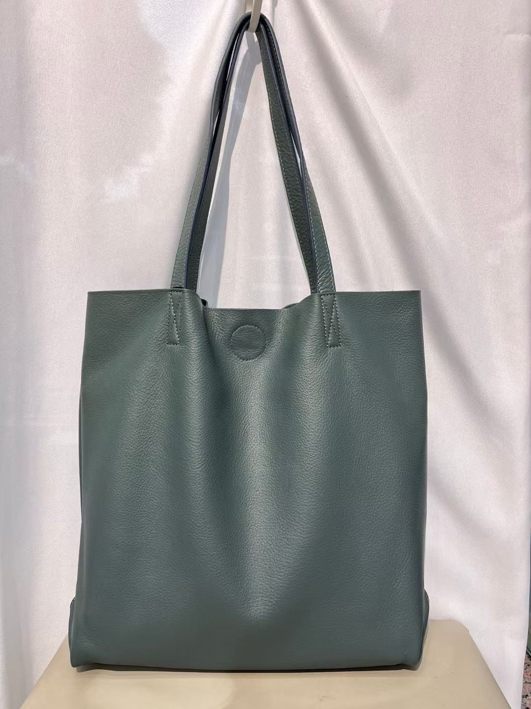 Tiffany Top-grained Cowhide Tumbled Leather Tote